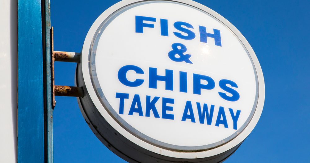 Fish And Chip Shop Delivery Takeaway 